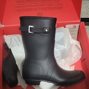 NWT Hunter Classic Black Rain Boots
